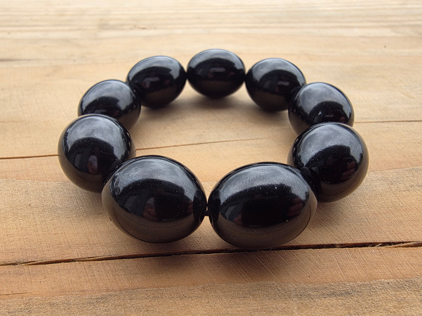 Bracelet en Guisheri d'olives de 17mm Cristal Roche
