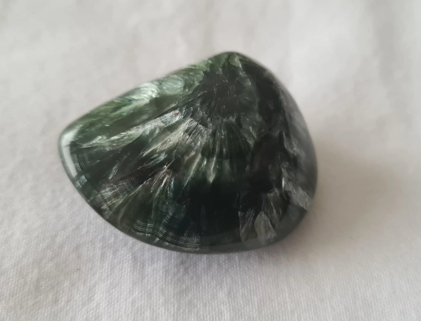 Cabochon en séraphinite Cristal Roche