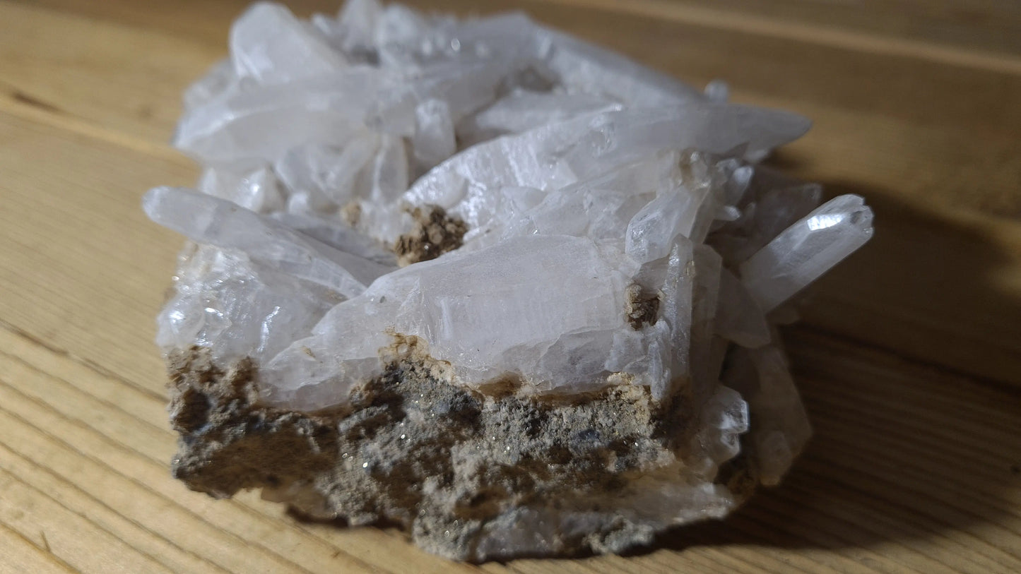 Amas de cristaux de manganocalcite 1441g, 7x11cm Cristal Roche