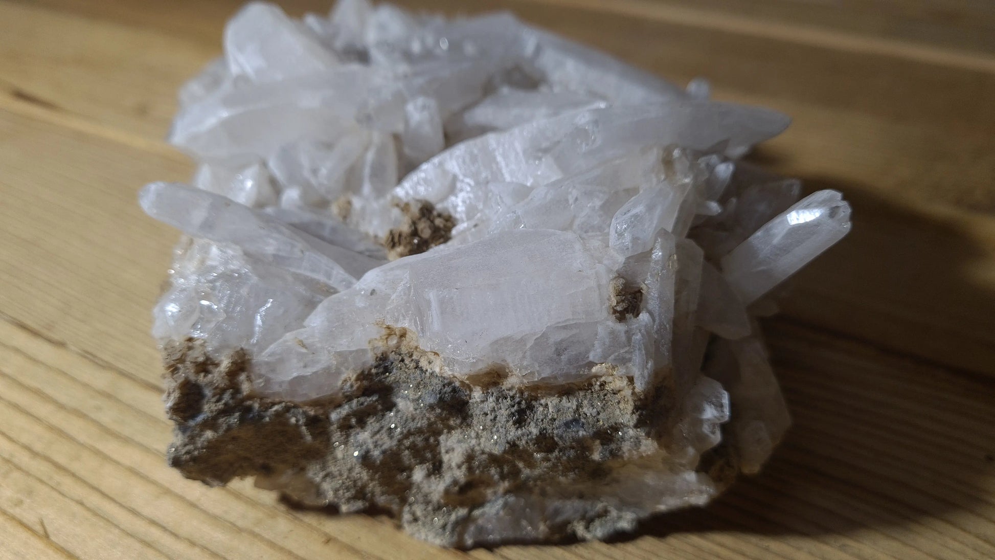 Amas de cristaux de manganocalcite 1441g, 7x11cm Cristal Roche