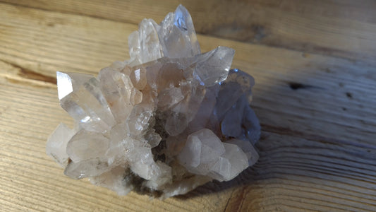 Amas de cristaux de roche / quartz 359g, 10x9cm Cristal Roche