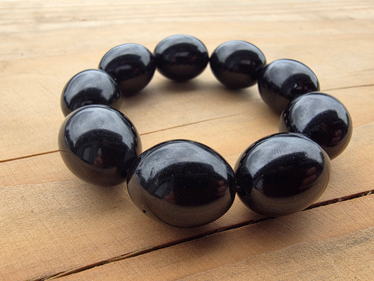 Bracelet en Guisheri d'olives de 17mm Cristal Roche