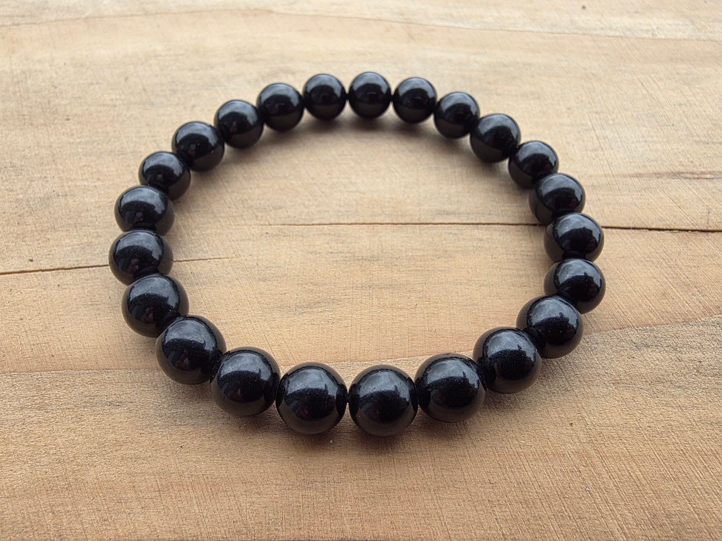 Bracelet en Guisheri de perles de 9mm Cristal Roche