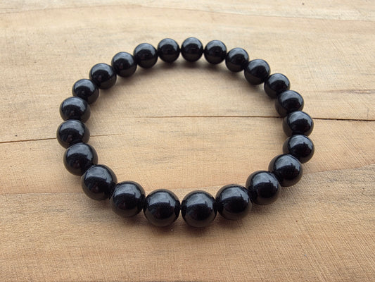 Bracelet en Guisheri de perles de 9mm Cristal Roche