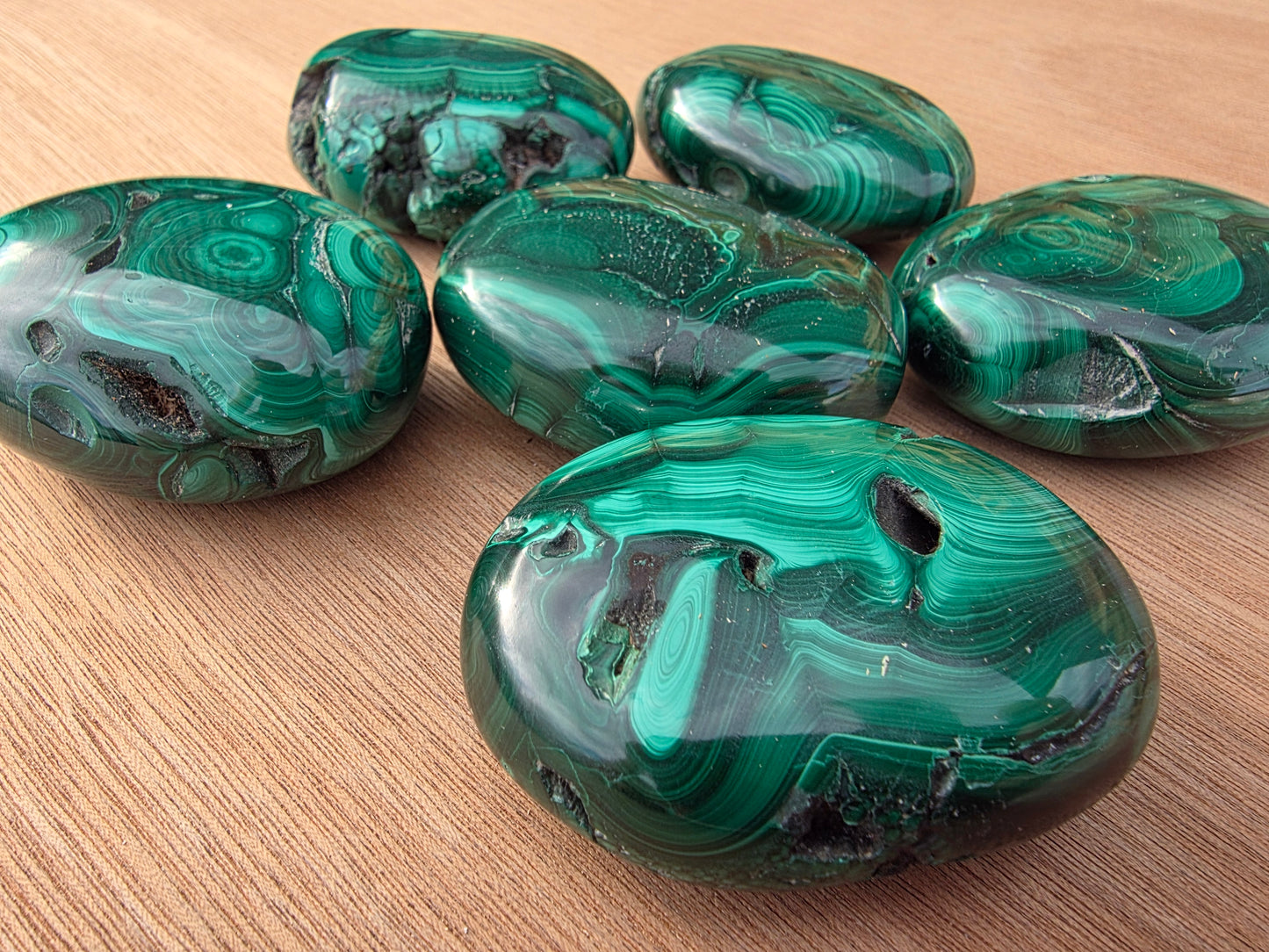 Galet de Malachite Cristal Roche