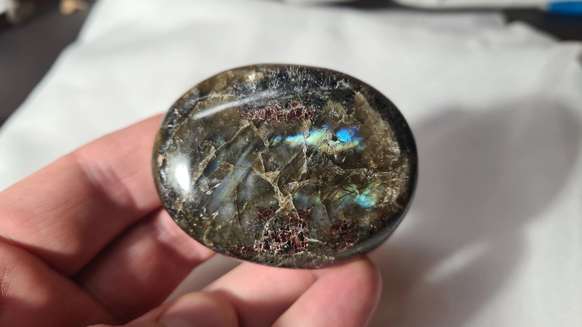 Galets de labradorite Cristal Roche