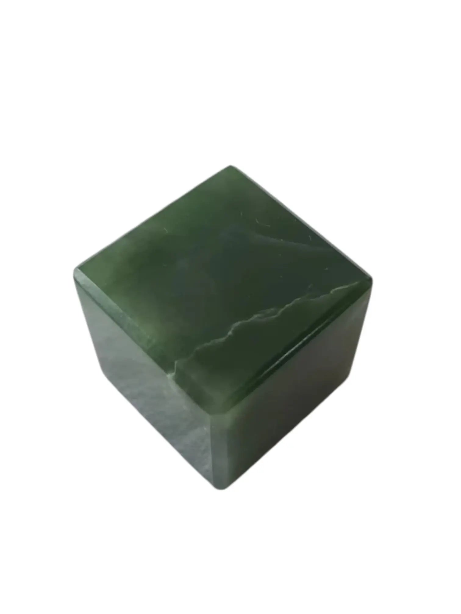 Cubes de jade néphrite de Sibérie 3cm Cristal Roche