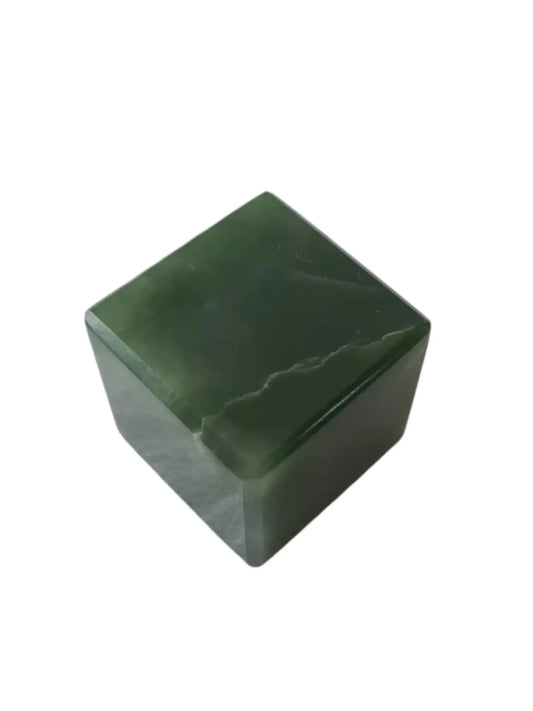 Cubes de jade néphrite de Sibérie 3cm Cristal Roche