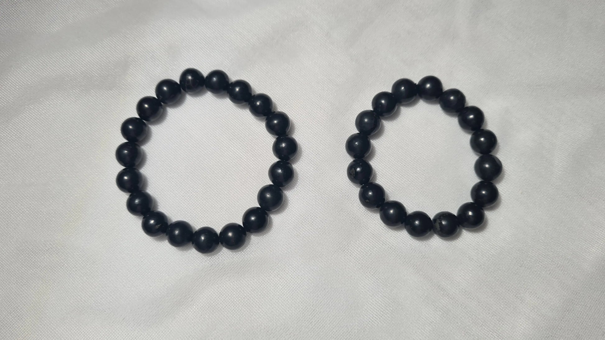 Bracelet Shungite 10mm Cristal Roche
