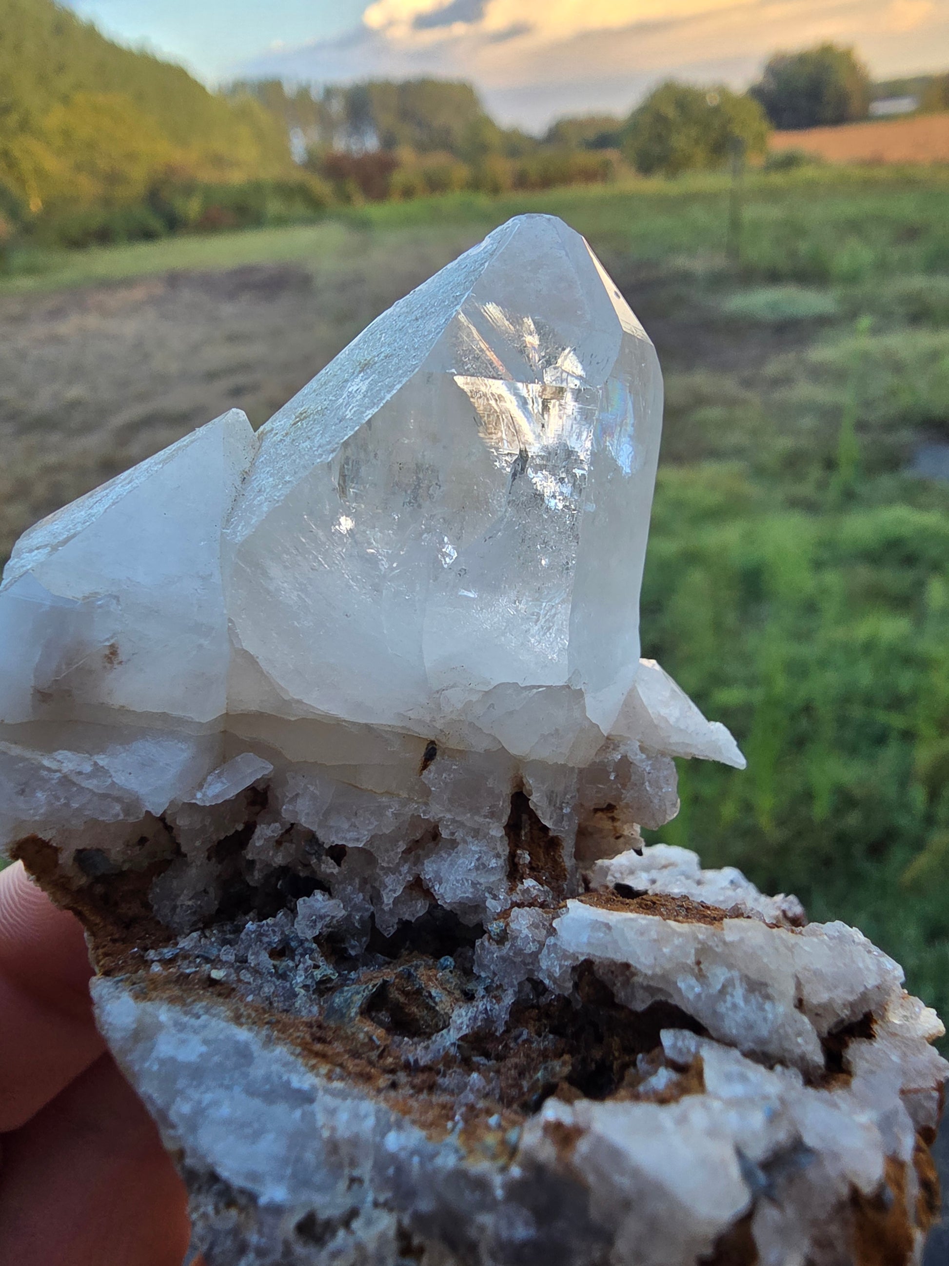 Cristaux de quartz de l'Himalaya (178g) Cristal Roche