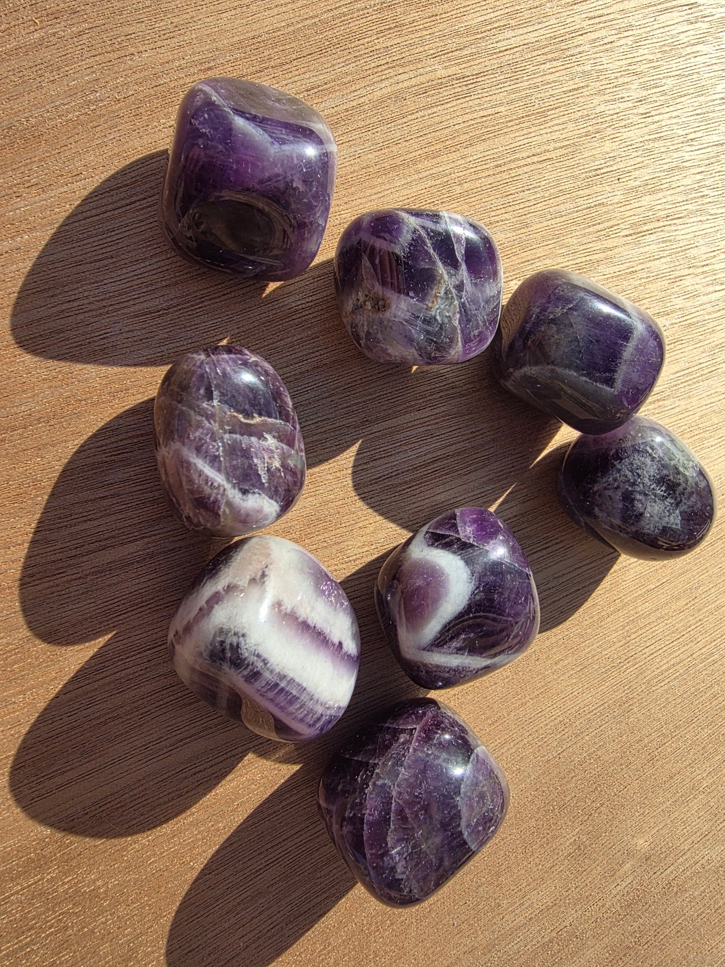 Pierres roulées d'Améthyste Cristal Roche