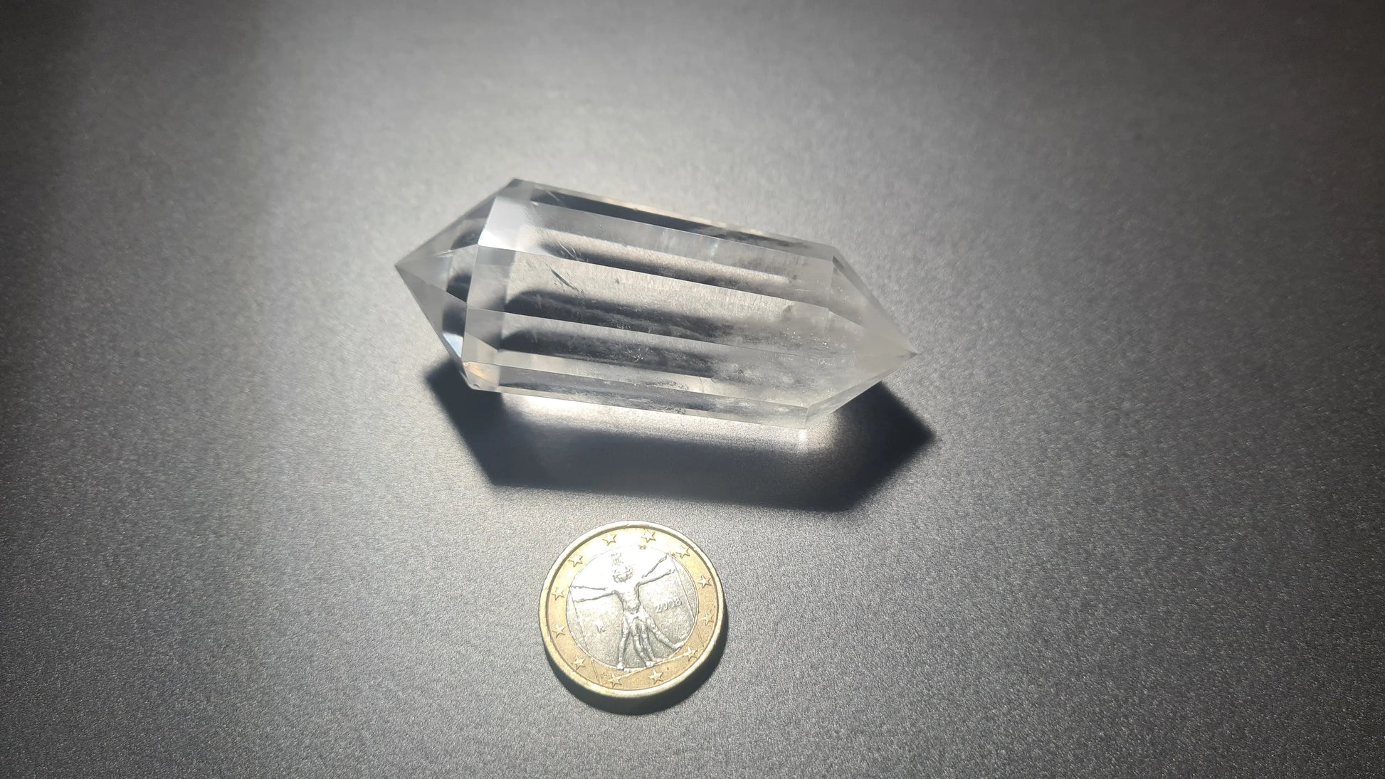 Cristal de quartz - 12 facettes - 7.2 x 3 cm - 76g Ma boutique