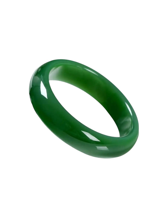 Bracelet en jade néphrite de Chine Cristal Roche