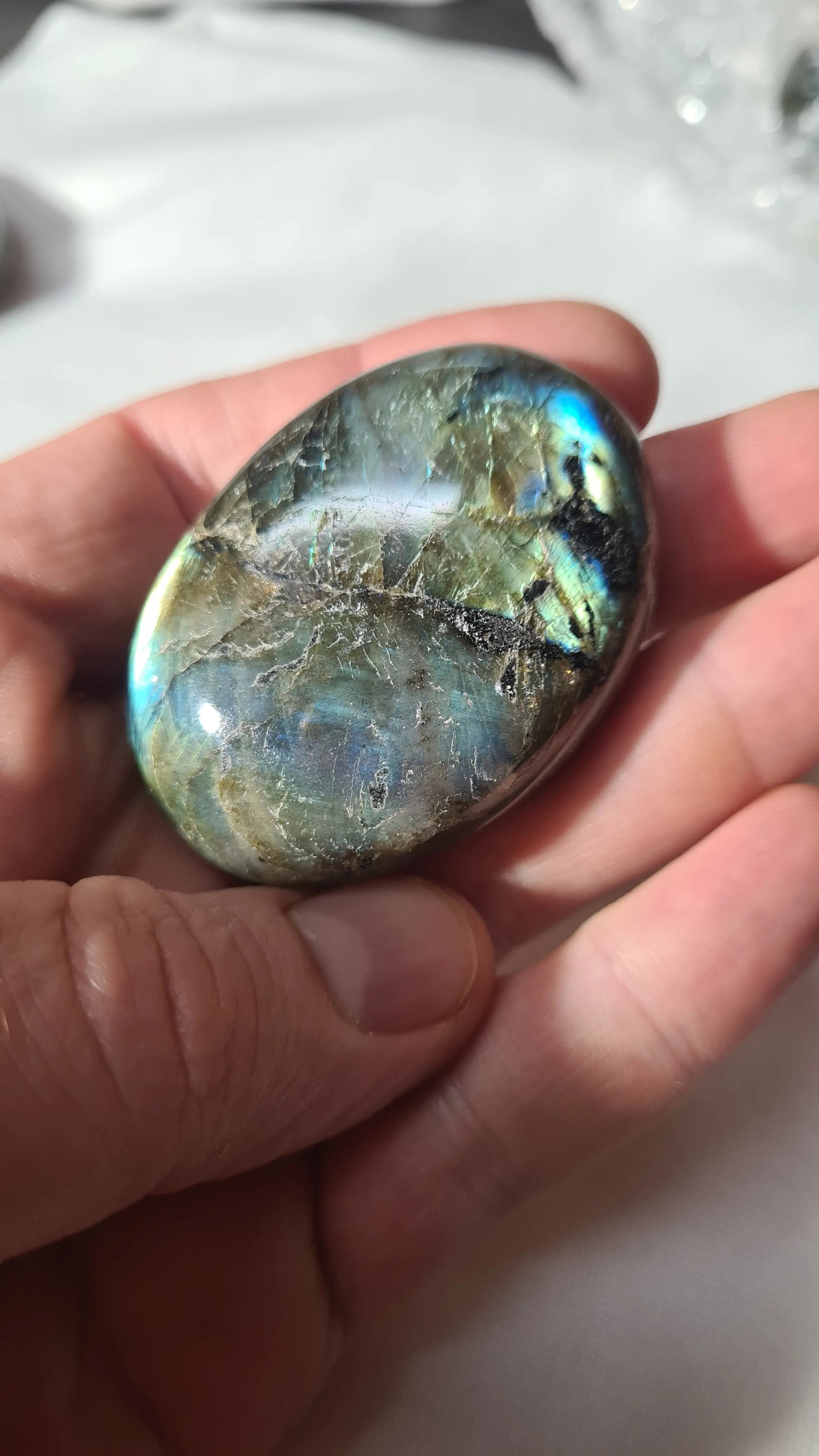 Galets de labradorite Cristal Roche