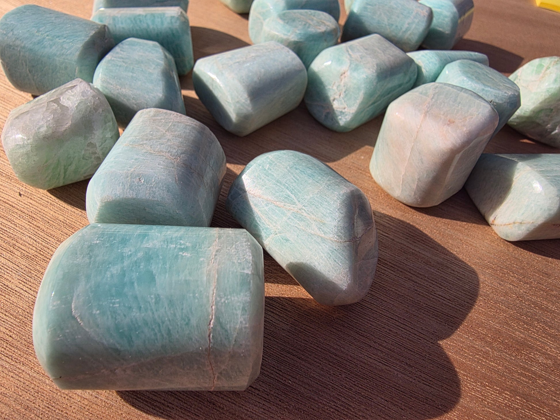 Pierres roulées de Amazonite Cristal Roche