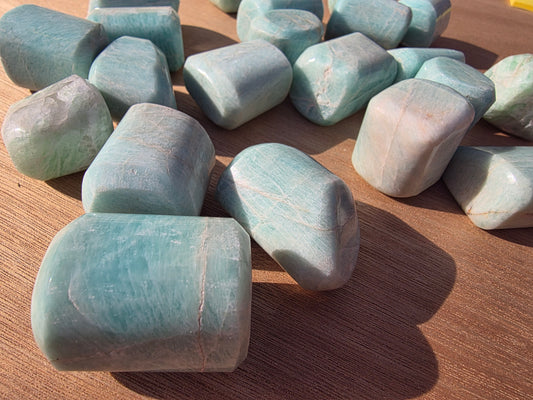 Pierres roulées de Amazonite Cristal Roche