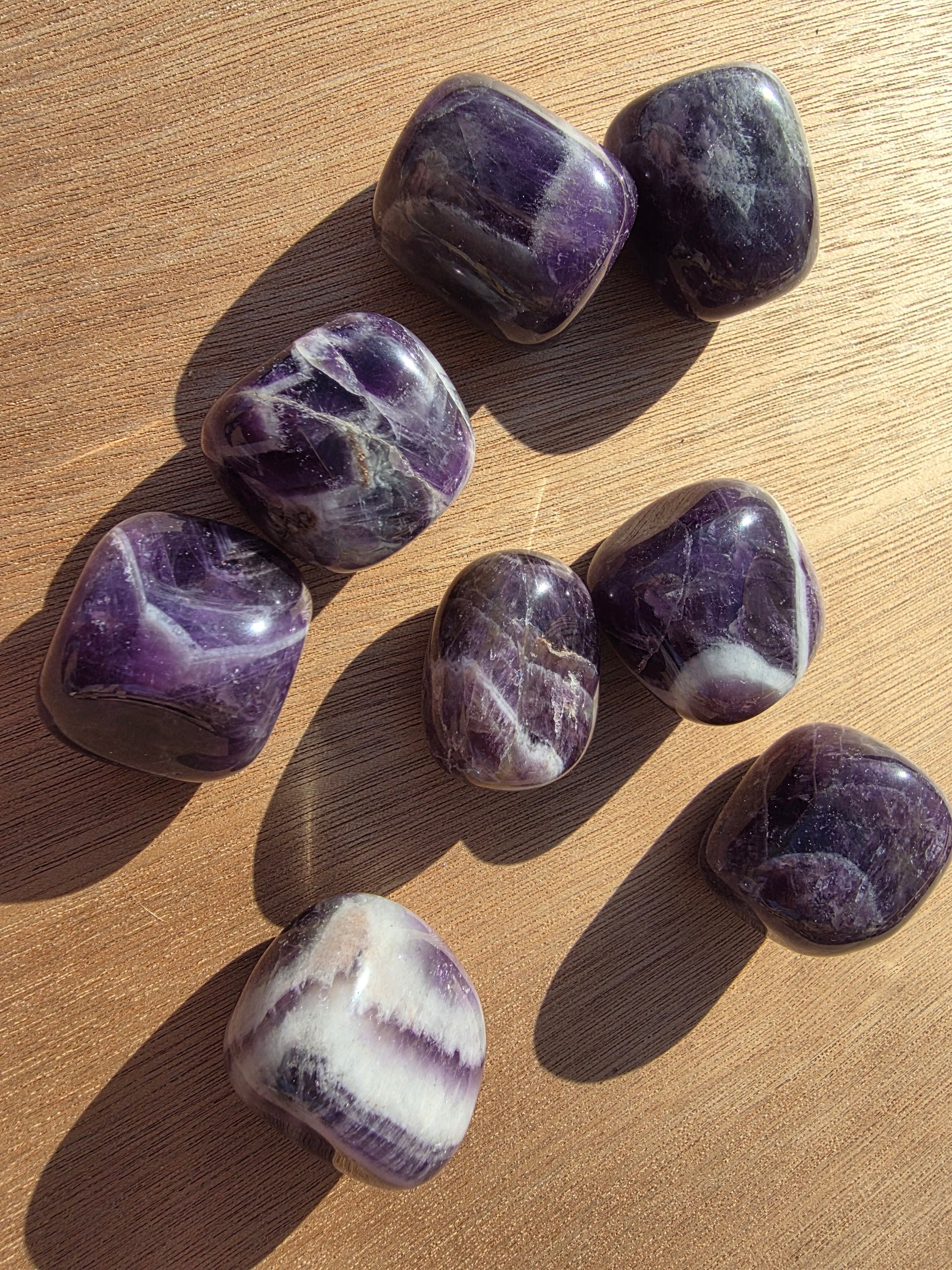 Pierres roulées d'Améthyste Cristal Roche