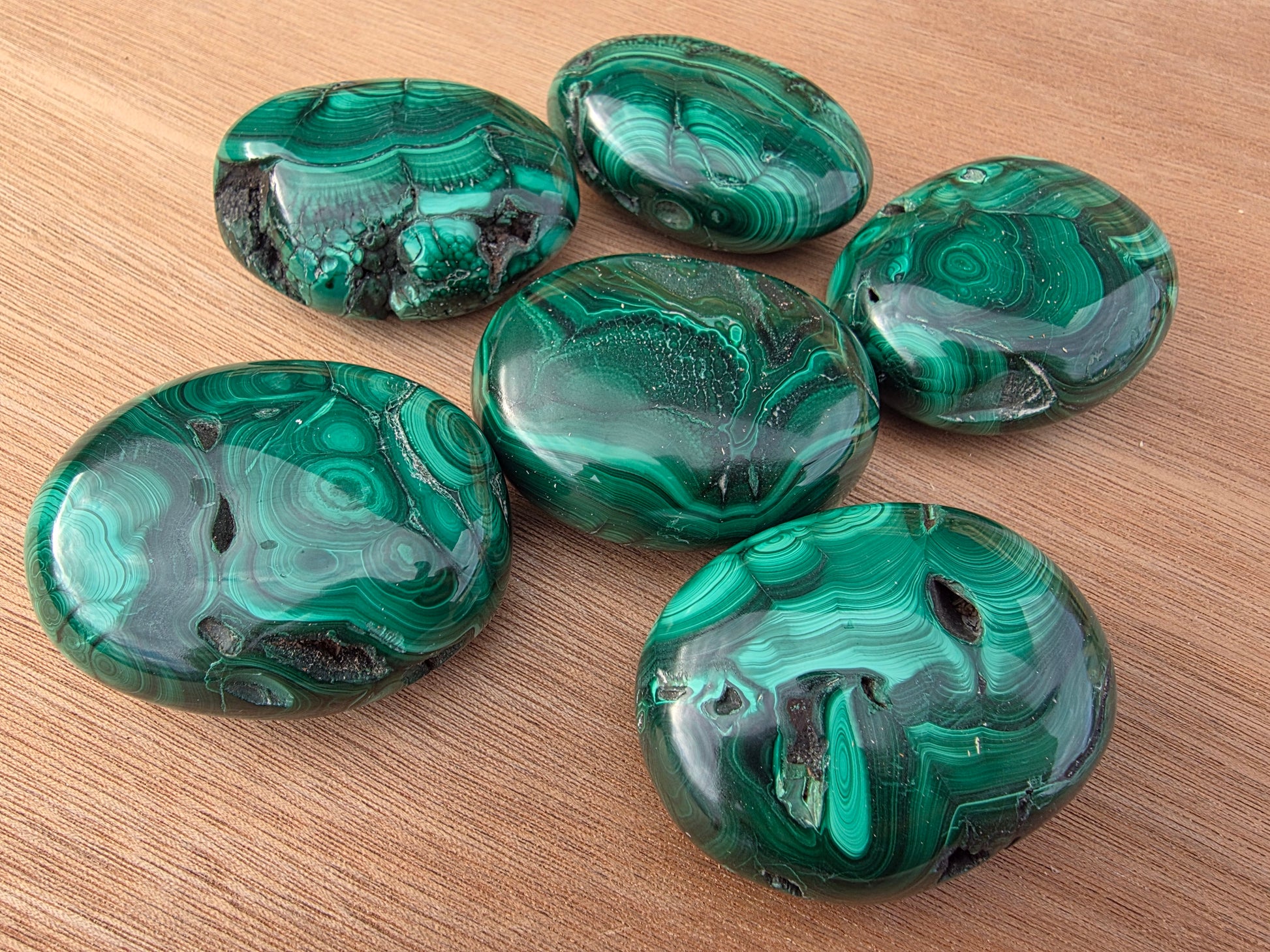 Galet de Malachite Cristal Roche