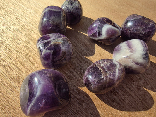 Pierres roulées d'Améthyste Cristal Roche