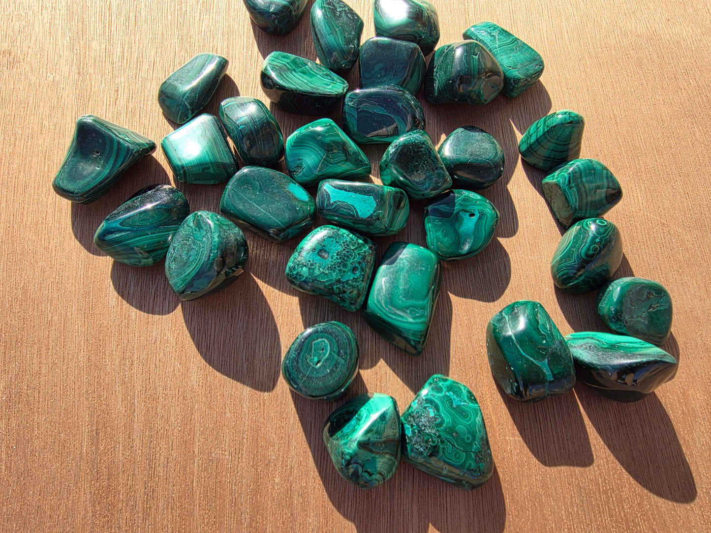 Pierres roulées de Malachite Cristal Roche
