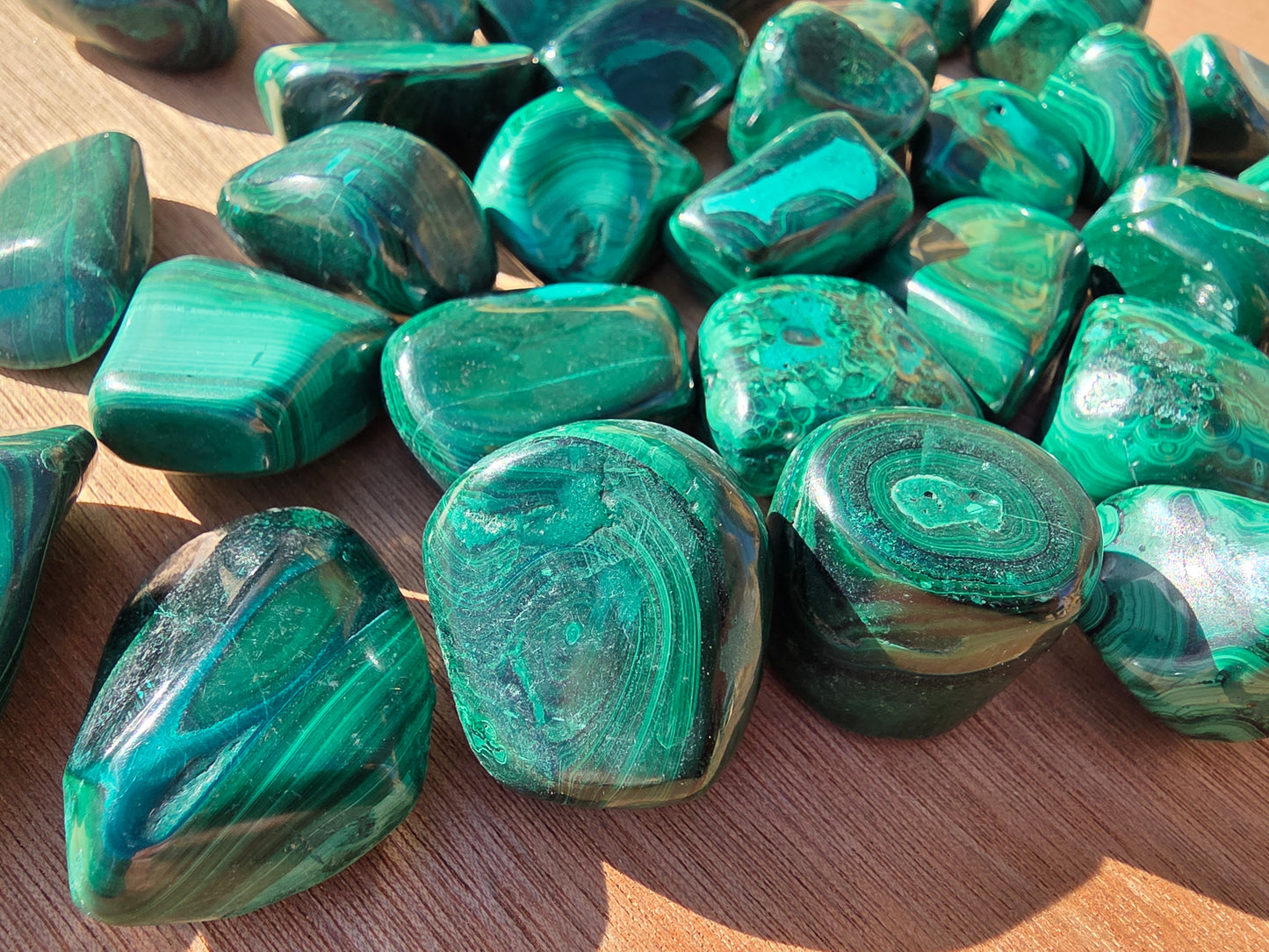 Pierres roulées de Malachite Cristal Roche