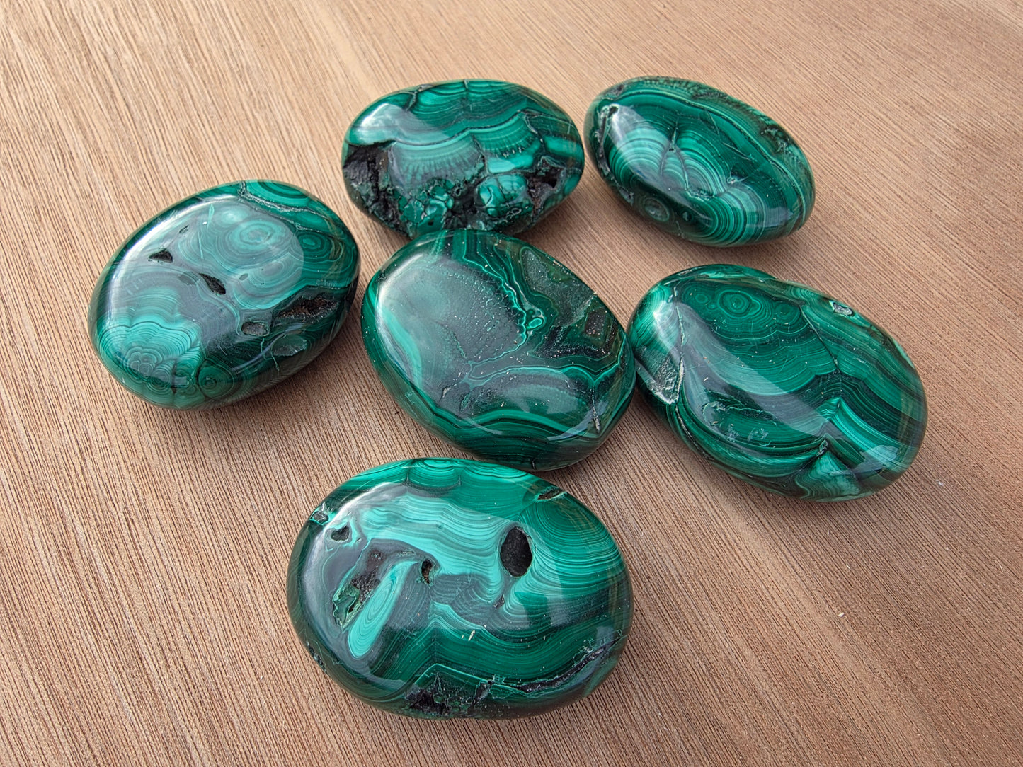 Galet de Malachite Cristal Roche