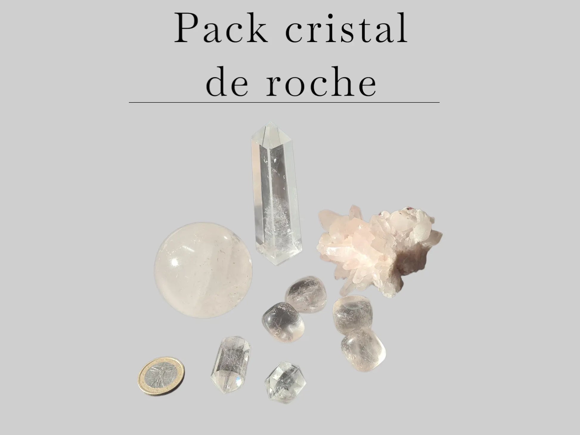 Pack cristal de roche Cristal Roche
